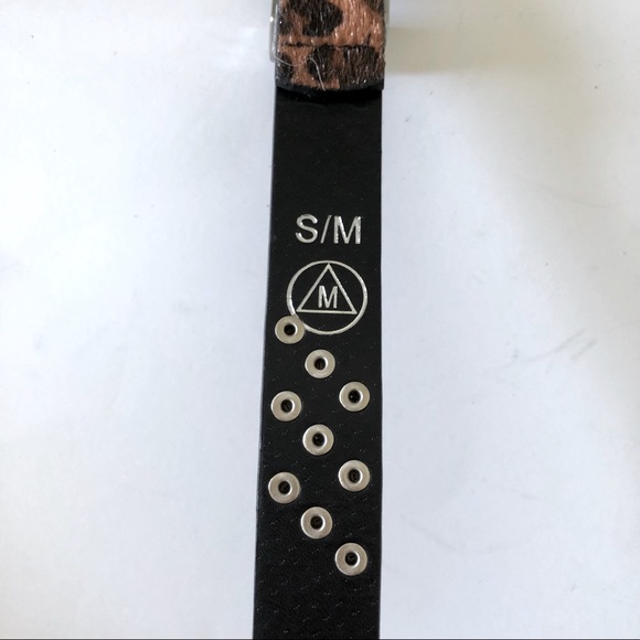 Western Belt Leopard Haircalf Leather - Picture 8 of 9